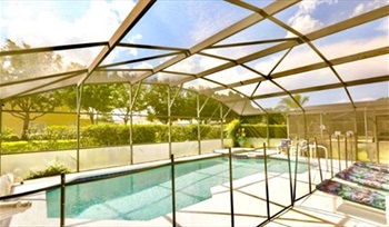 Private pool and spa area. Ref 114. Modern family villa own pool, near Disney. Silver Creek in Silver Creek, Clermont, Orlando