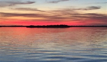 Sunset over Captiva. Villa Sea Shells With 23ft Boat in Cape Coral, Gulf Coast